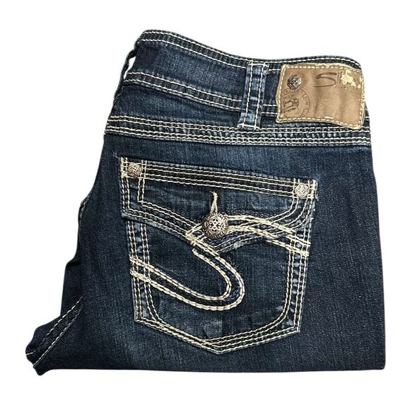 Silver Suki Surplus Capri Jeans - Picture 1 of 6